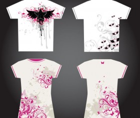 Creative Clothes design elements vector set 03