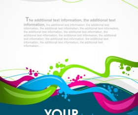 Colorful Abstract background elements vector 02