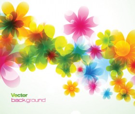 Elements of Abstract Halation background vector 05
