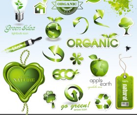 Environmental Protection and Eco elements icons vector 02