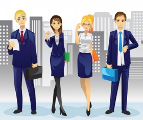 Various Professions People vector set 06