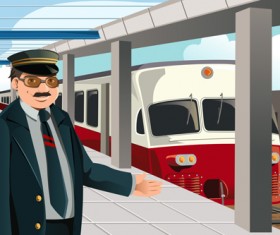 Various Professions People vector set 03