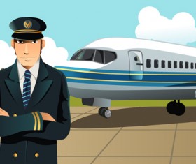 Various Professions People vector set 08