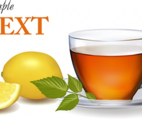 Set of teapot and tea cup vector 05