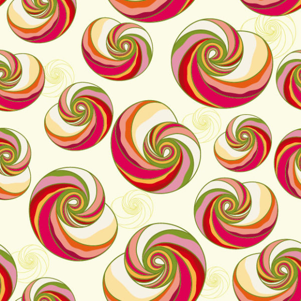 Abstract floral of Pattern vector 01
