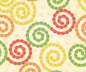 Abstract floral of Pattern vector 02