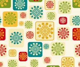 Abstract floral of Pattern vector 04