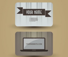 Vintage of Retro cards vector 04