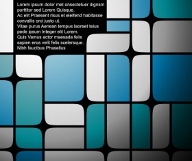 Set of Blue Grid vector background vector 01