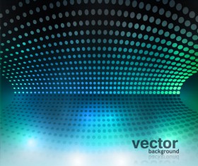 Set of Blue Grid vector background vector 04