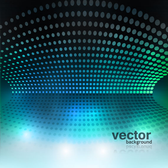 Set of Blue Grid vector background vector 04