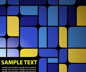 Set of Blue Grid vector background vector 05