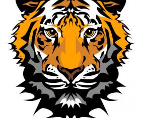 Set of Tiger vector picture art 20