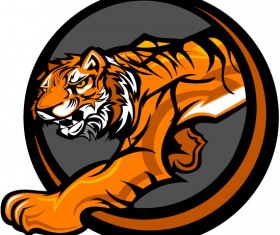 Set of Tiger vector picture art 22