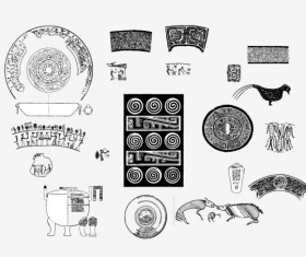 Vintage Pattern design elements vector 01