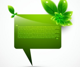 Eco elements vector set 02