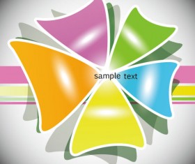 Colorful Template creative vector background 01