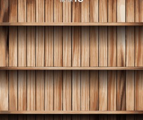 wooden Bookshelf background vector 02