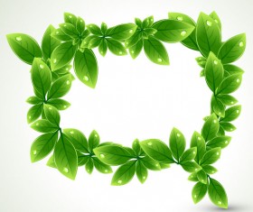 Eco elements vector set 03