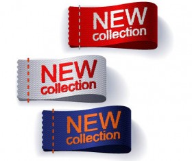 Clothing dedicated labels vector 02