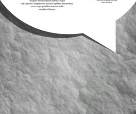Set of Dark cover brochure vector background 01