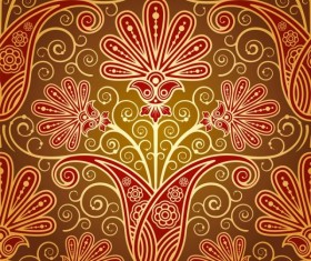 Set of pattern paisley elements vector 02