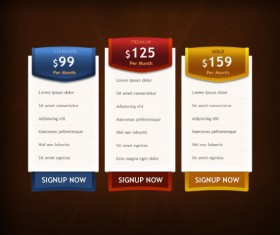 Web elements of Price label psd template 01