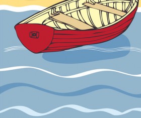 I love sea Theme elements background vector 03