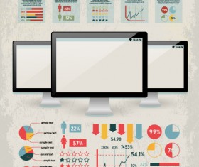 business infographics elements vector 02