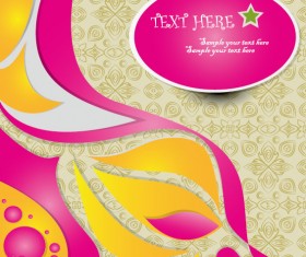 Set of Colorful abstract vector background art 05