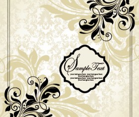 Vector of Exquisite Vintage Floral Borders 03