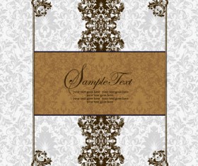 Vector of Exquisite Vintage Floral Borders 04