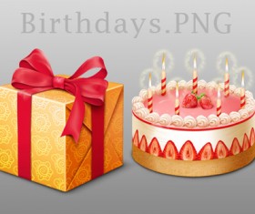 Birthday Elements MAC icons