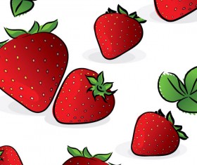 Set of Various vivid fruits vector 03