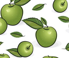 Set of Various vivid fruits vector 05