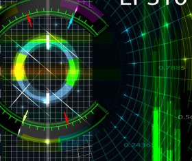 Shiny infographics elements background vector 01