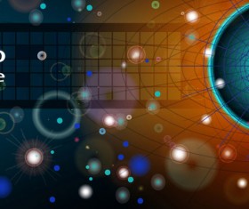 Shiny infographics elements background vector 02