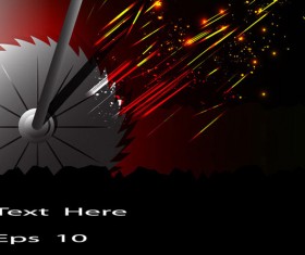 Shiny infographics elements background vector 03