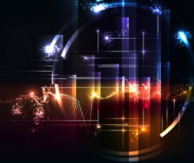 Shiny infographics elements background vector 04