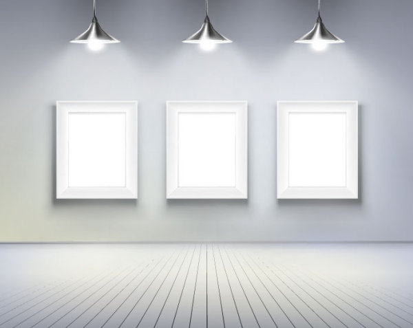 Set of Light and Panels elements vector 01