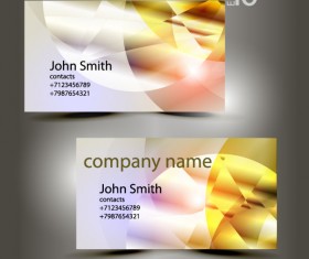 Abstract of Shiny business cards vector 02