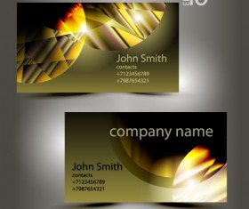Abstract of Shiny business cards vector 03