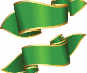 Set of luxurious Ribbon vector 04