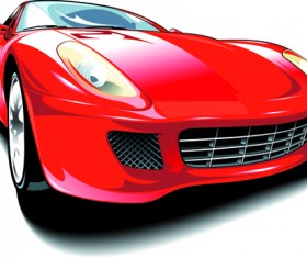 Set of Various Sport Cars vector 01