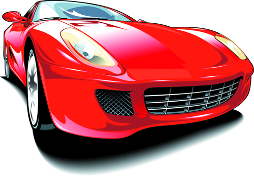 Download Set of Various Sport Cars vector 01 free download