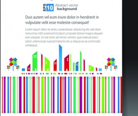 Set of Cover brochure and poster design elements vector 04