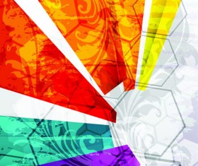 Stylish Abstract vector background art 03