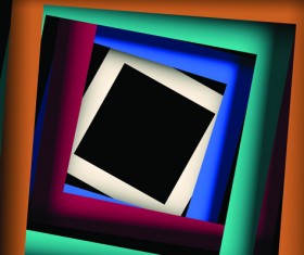 Abstract of Colorful frame background vector 05