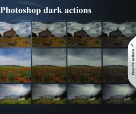 Dark photoshop actions