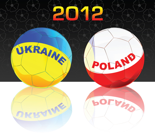 UEFA EURO 2012 design elements vector 02